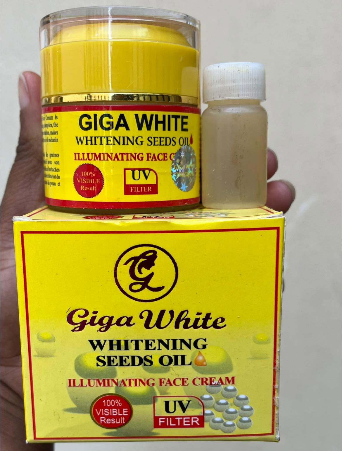 Giga white face cream